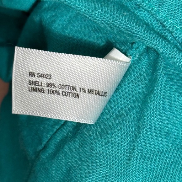 GapKids Plaid Sundress and Crewcuts Denim Jacket Set Girls Size 6-7 Blue Green - Picture 6 of 7